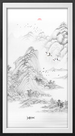 玄关山水画