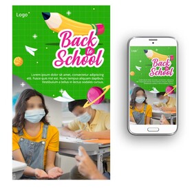 开心课堂早教培训招生海报