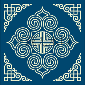 民族矢量创意图形