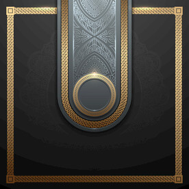 金色银色黑色花纹背景