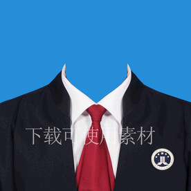律师袍证件照衣服素材