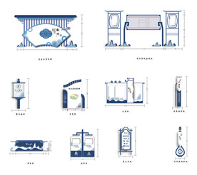 中式古典徽派建筑景点VI