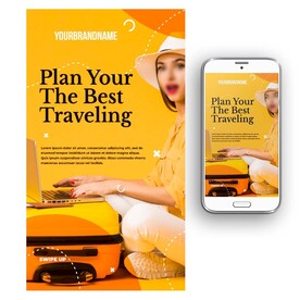 旅行社旅游指南海报