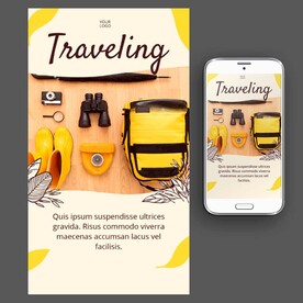 旅行社旅游指南海报