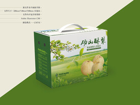 砀山梨包装 平面图