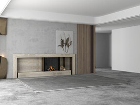 侘寂风现代客厅场景