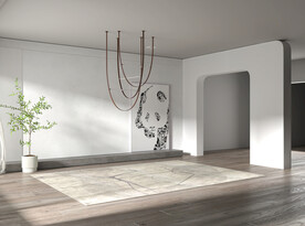 侘寂风现代客厅场景