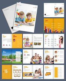 幼儿园招生宣传画册