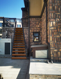 楼体外挂楼梯设计效果图