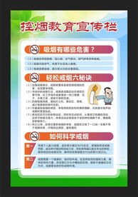 控烟教育宣传栏
