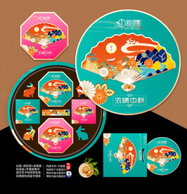 月饼包装 中秋礼盒 写意