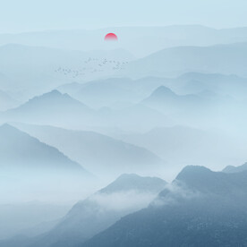 新中式山水画