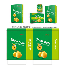 雪梨手提袋平面图