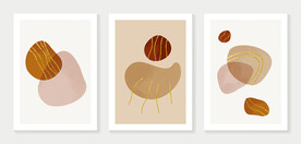 几何抽象色彩装饰画