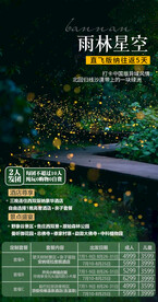 云南西双版纳旅游海报