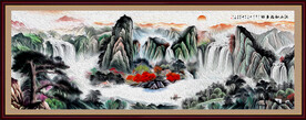 国画山水画