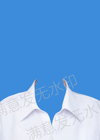 证件照白色衬衫