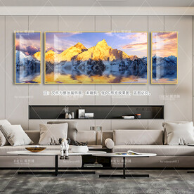 珠穆朗玛峰装饰画