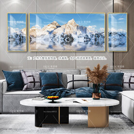 珠穆朗玛峰装饰画