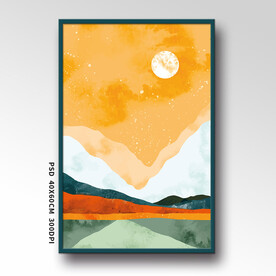 办公室风景挂画