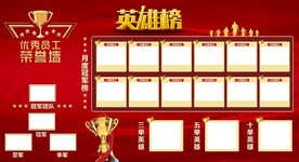 英雄榜荣誉墙