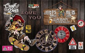 你有故事我有酒酒吧KTV壁画