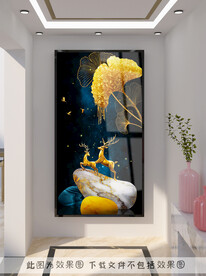 轻奢玄关装饰画