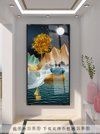 轻奢玄关装饰画