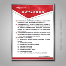 饭店食品安全管理制度牌模板下载