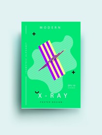 线条创意几何字母