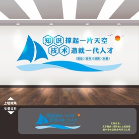 职业教育文化墙