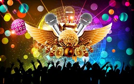 音乐酒吧KTV酒店背景墙