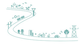 国家电网矢量线描图