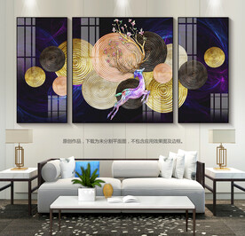 抽象客厅艺术装饰画玄关挂画