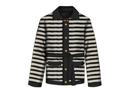 毛织  条纹 外套