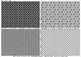 折光纹 逆向纹 线条纹 防伪纹