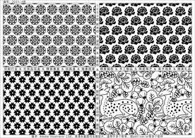 折光纹 逆向纹 线条纹 防伪纹