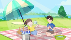 防暑插画