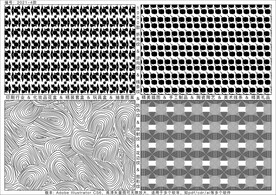 折光纹 逆向纹 线条纹 防伪纹