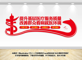 医疗保障文化墙