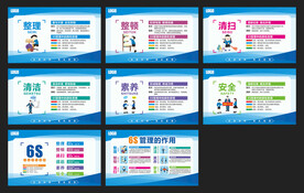 企业6S管理展板