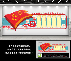 退役军人文化墙