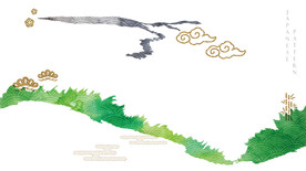 抽象水墨装饰画