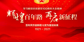 建党100周年大会讲话精神