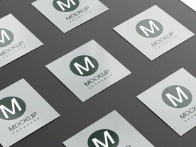 企业宣传海报logo设计样机