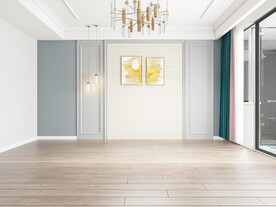 现代卧室背景墙