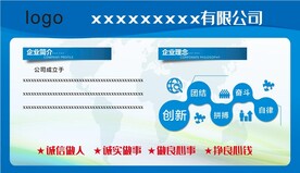 公司简介背景墙