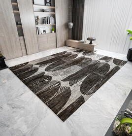 现代客厅场景空景效果图