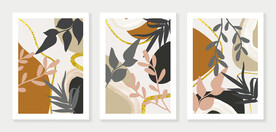 植物叶子装饰画