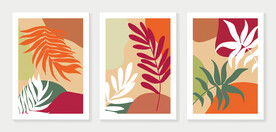 植物叶子装饰画